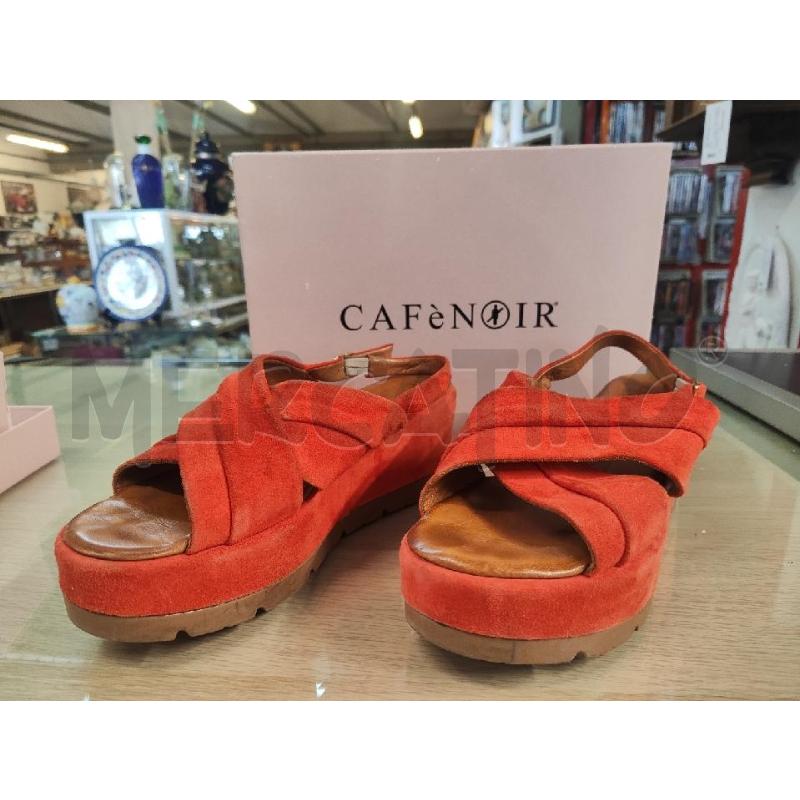 SANDALI DONNA CAFENOIR SCAMOSCIATI CORALLO N.40 | Mercatino dell'Usato Vinci - fraz. sovigliana 1