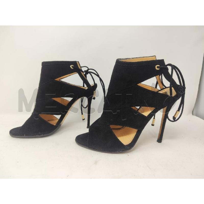 SANDALI DONNA ELISABETTA FRANCHI N.40 NERI SCAMOSCIATI  | Mercatino dell'Usato Vinci - fraz. sovigliana 2