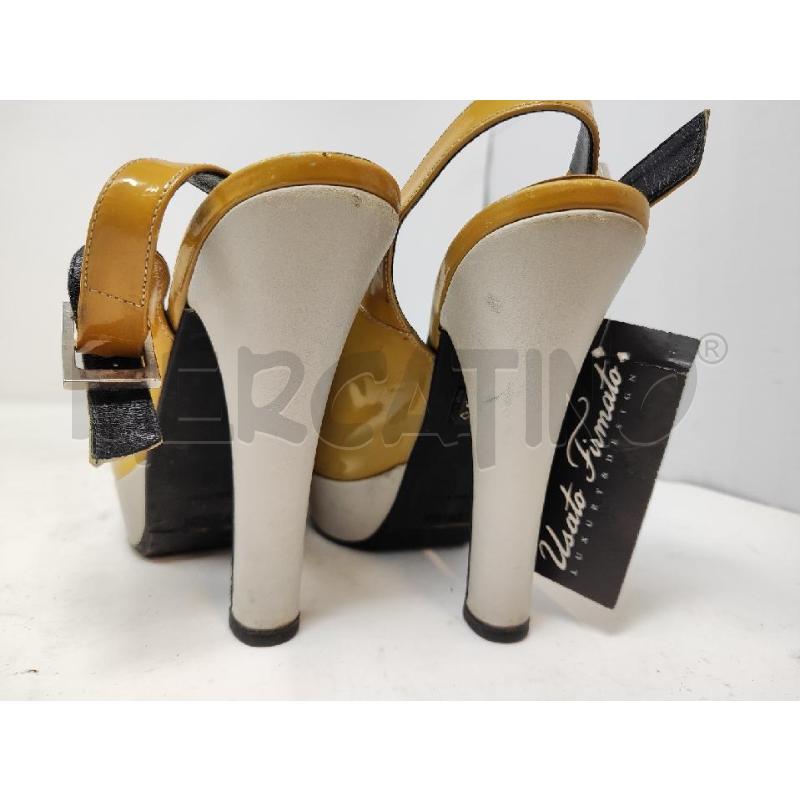 SANDALI DONNA FENDI GIALLI OCRA N.39 | Mercatino dell'Usato Vinci - fraz. sovigliana 4