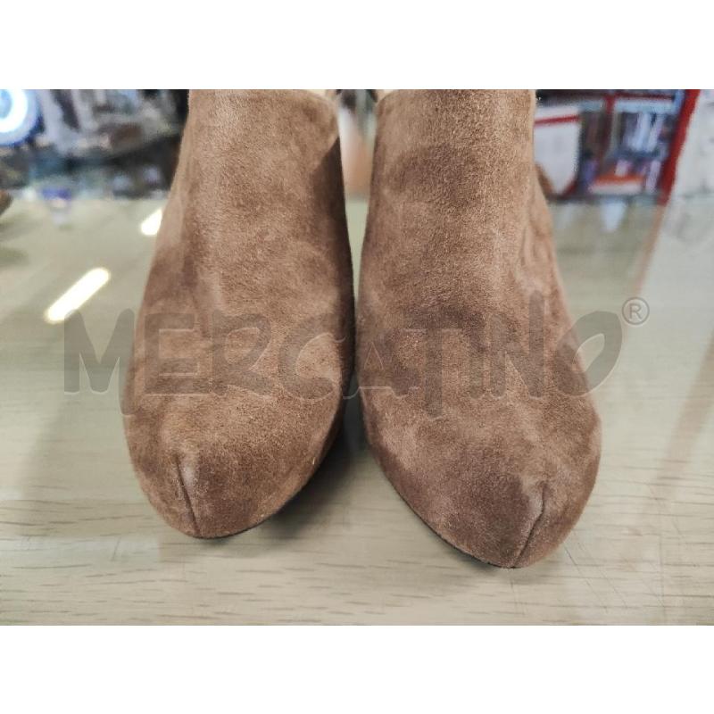 SANDALI DONNA GIANNA MELIANI SCAMOSCIATI BEIGE TACCO NERO N.38 | Mercatino dell'Usato Vinci - fraz. sovigliana 2