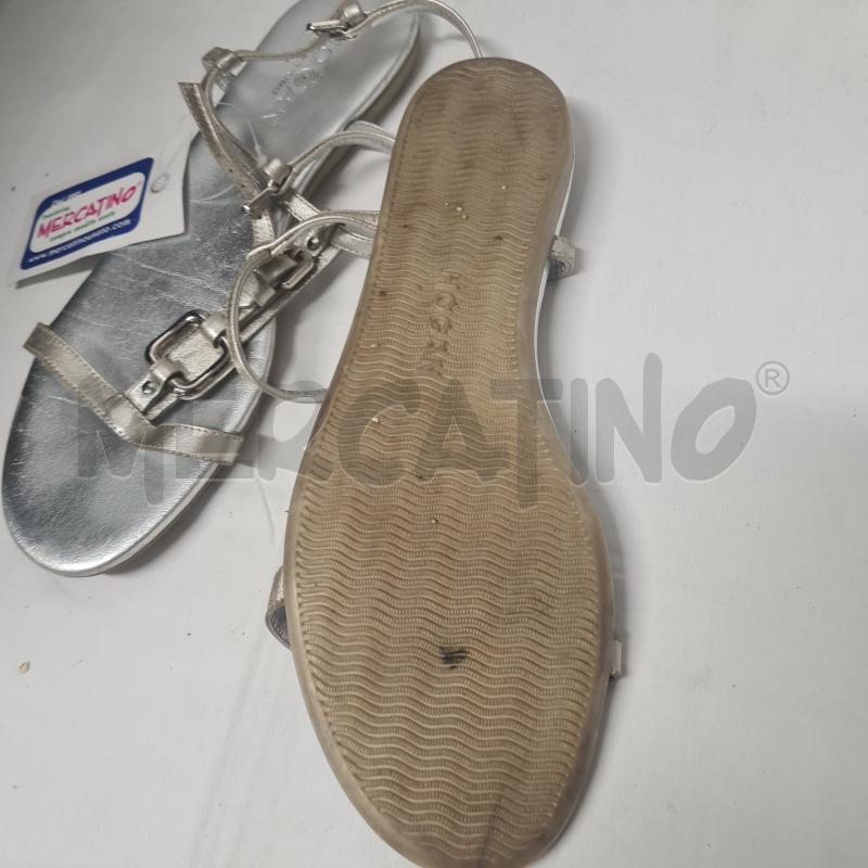SANDALI DONNA HOGAN ARGENTATI N.38 ORIGINALI | Mercatino dell'Usato Vinci -  fraz. sovigliana