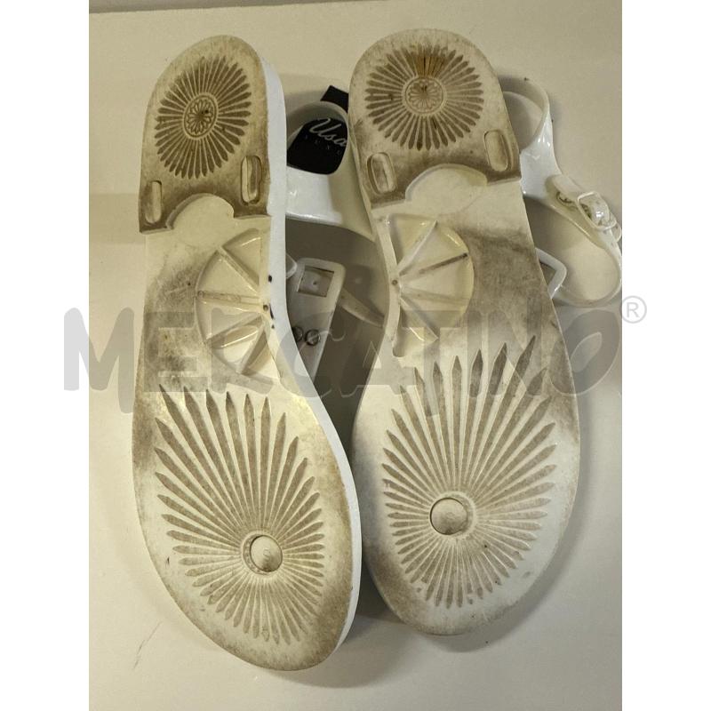 SANDALI DONNA INFRADITO EA7 BIANCHI FLOREALI N.37 | Mercatino dell'Usato Vinci - fraz. sovigliana 2