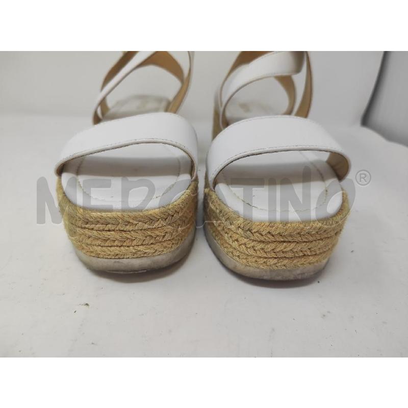 SANDALI DONNA MICHAEL KORS N.39 BIANCHI ZEPPA CORDA  | Mercatino dell'Usato Vinci - fraz. sovigliana 3