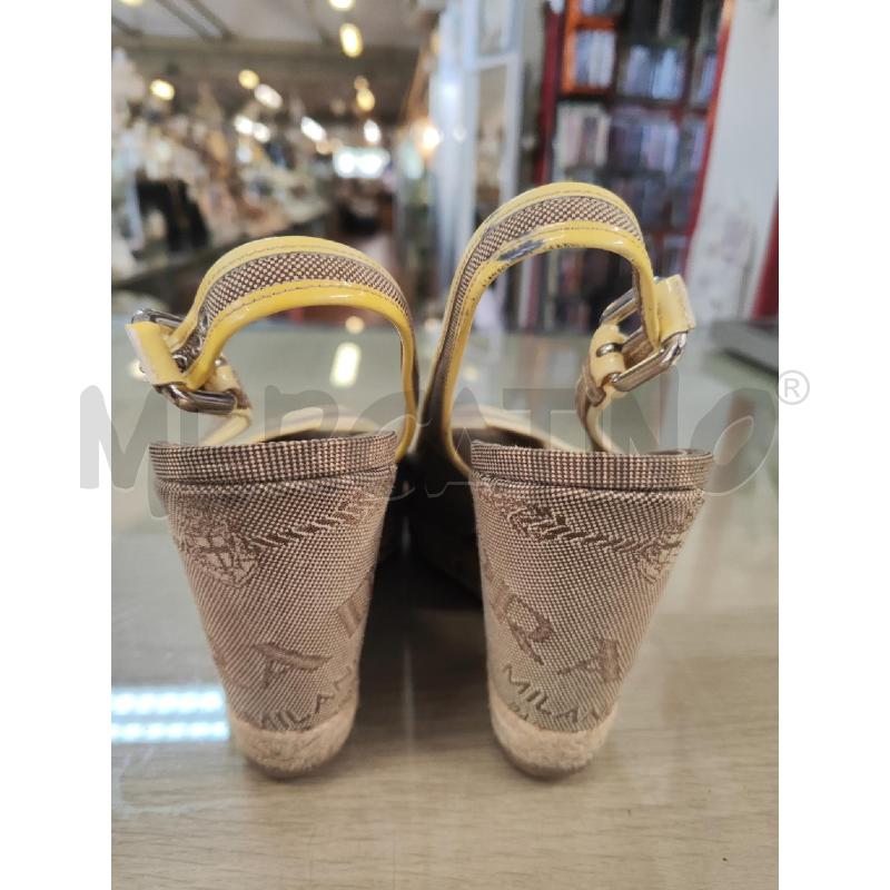SANDALI DONNA PRADA TESSUTO BEIGE ZEPPA N.37.5 | Mercatino dell'Usato Vinci - fraz. sovigliana 3