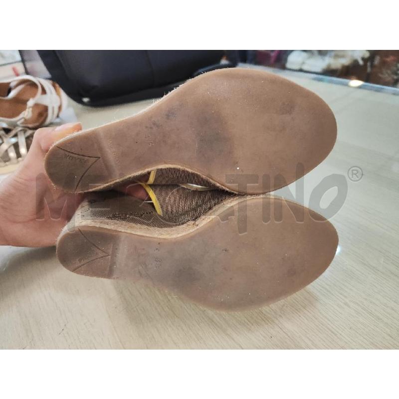 SANDALI DONNA PRADA TESSUTO BEIGE ZEPPA N.37.5 | Mercatino dell'Usato Vinci - fraz. sovigliana 4