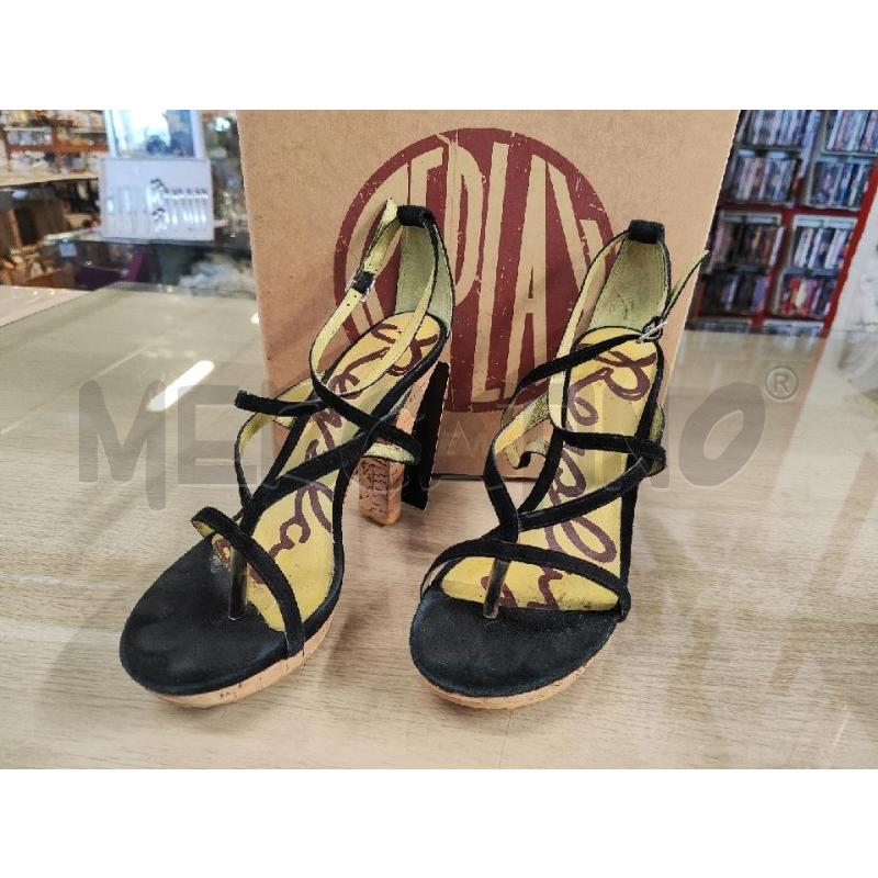 SANDALI DONNA REPLAY SCAMOSCIATI NERI SUOLA SUGHERO N.37 | Mercatino dell'Usato Vinci - fraz. sovigliana 1