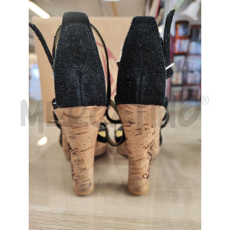 SANDALI DONNA REPLAY SCAMOSCIATI NERI SUOLA SUGHERO N.37 | Mercatino dell'Usato Vinci - fraz. sovigliana 4