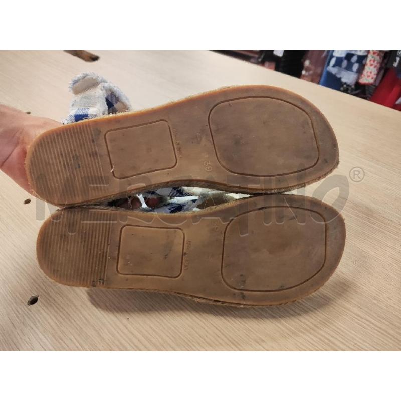 SANDALI DONNA SAINT BARTH QUADRETTINI BLU ROSSI N.39 | Mercatino dell'Usato Vinci - fraz. sovigliana 4