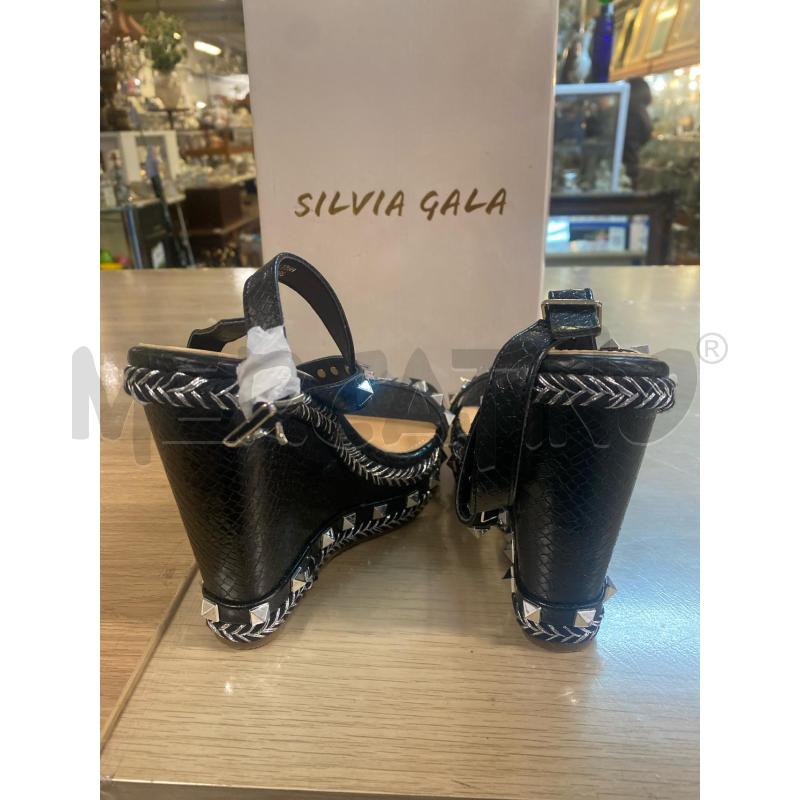 SANDALI DONNA SILVIA GALA NERI BORCHIE N.36 NUOVI | Mercatino dell'Usato Vinci - fraz. sovigliana 2