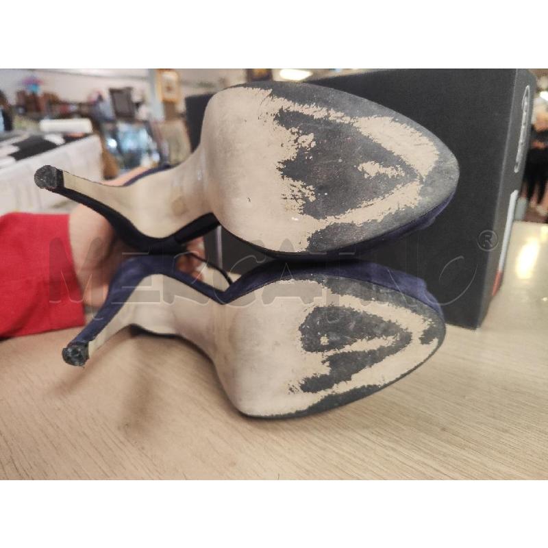 SANDALI DONNA TEMY SCAMOSCIATI BLU N.39 | Mercatino dell'Usato Vinci - fraz. sovigliana 4