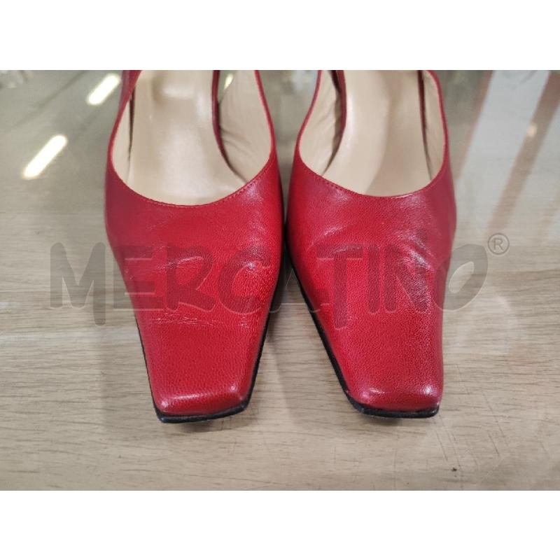 SANDALI DONNA TIFFI PELLE ROSSI N.40 | Mercatino dell'Usato Vinci - fraz. sovigliana 2