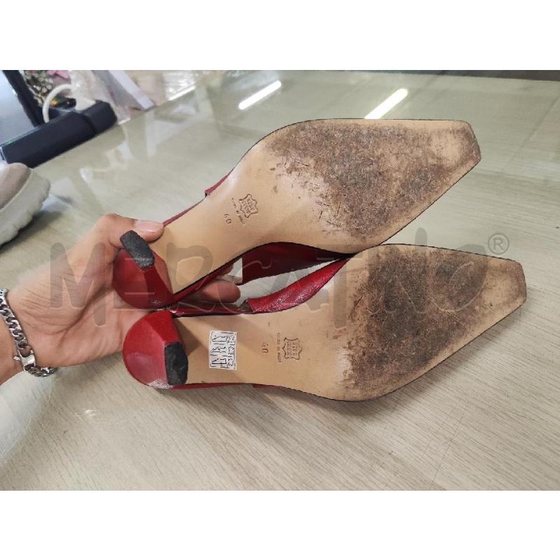 SANDALI DONNA TIFFI PELLE ROSSI N.40 | Mercatino dell'Usato Vinci - fraz. sovigliana 5