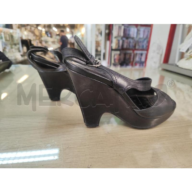 SANDALI DONNA TOD'S PELLE NERI N.37.5 | Mercatino dell'Usato Vinci - fraz. sovigliana 5