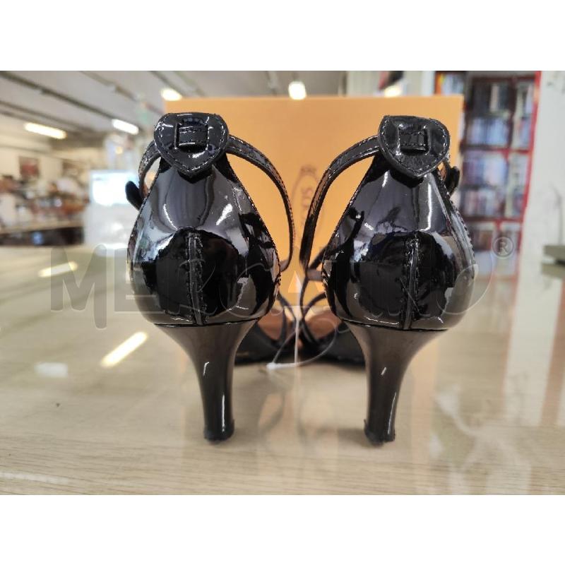 SANDALI DONNA TOD'S VERNICE NERI N.37.5 | Mercatino dell'Usato Vinci - fraz. sovigliana 3