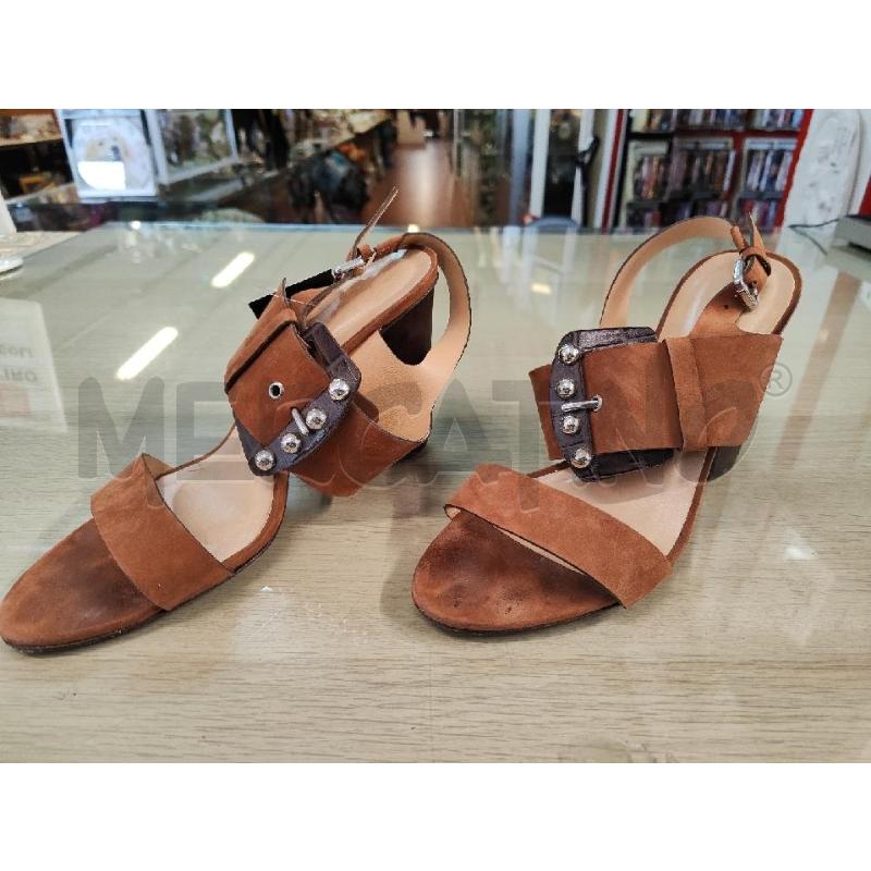 SANDALI DONNA VICENXZA PELLE RUGGINE N.40 | Mercatino dell'Usato Vinci - fraz. sovigliana 1