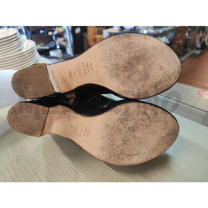 SANDALI DONNA # FIORINA PELLE NERI N.38 | Mercatino dell'Usato Vinci - fraz. sovigliana 4