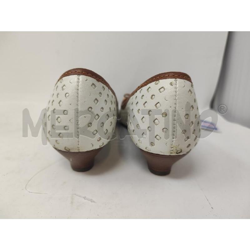 SANDALI DONNA # GEOX BIANCHI BEIGE FORATI N.37 | Mercatino dell'Usato Vinci - fraz. sovigliana 3