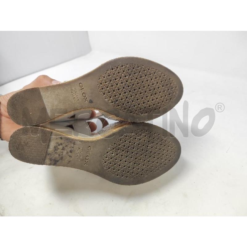 SANDALI DONNA # GEOX BIANCHI TRECCIA N.36 | Mercatino dell'Usato Vinci - fraz. sovigliana 4