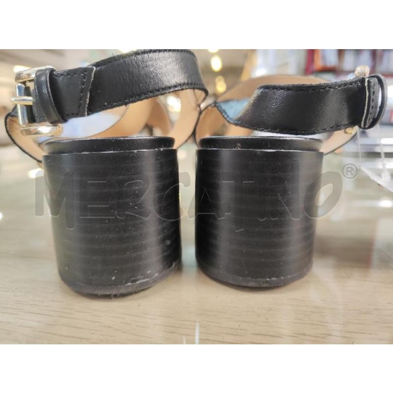 SANDALI DONNA # GEOX PELLE NERI  | Mercatino dell'Usato Vinci - fraz. sovigliana 4