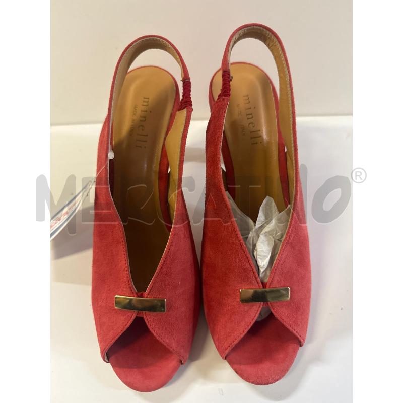 SANDALI DONNA @ MINELLI SCAMOSCIATI ROSA N.37 | Mercatino dell'Usato Vinci - fraz. sovigliana 1