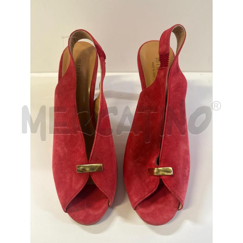 SANDALI DONNA # MINELLI SCAMOSCIATI ROSA N.40 | Mercatino dell'Usato Vinci - fraz. sovigliana 1