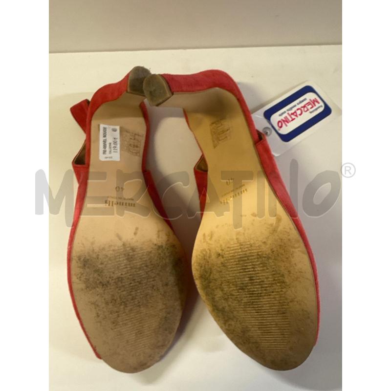 SANDALI DONNA # MINELLI SCAMOSCIATI ROSA N.40 | Mercatino dell'Usato Vinci - fraz. sovigliana 3