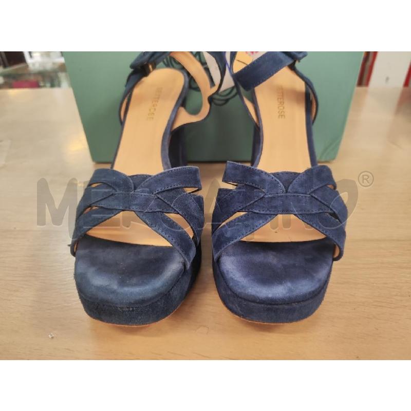 SANDALI DONNA # SETTEROSE SCAMOSCIATE BLU N.39 | Mercatino dell'Usato Vinci - fraz. sovigliana 2