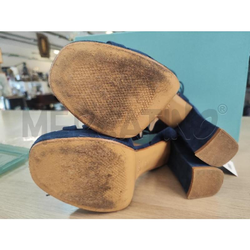SANDALI DONNA # SETTEROSE SCAMOSCIATE BLU N.39 | Mercatino dell'Usato Vinci - fraz. sovigliana 3