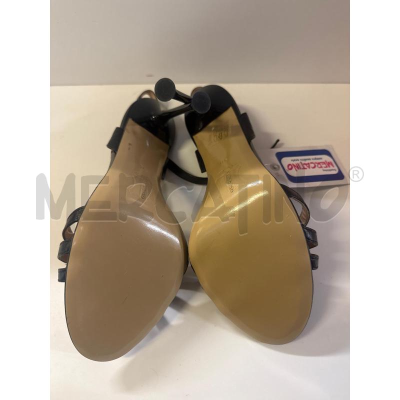 SANDALI DONNA # TEMY NERI ARGENTO N.40 NUOVI | Mercatino dell'Usato Vinci - fraz. sovigliana 3