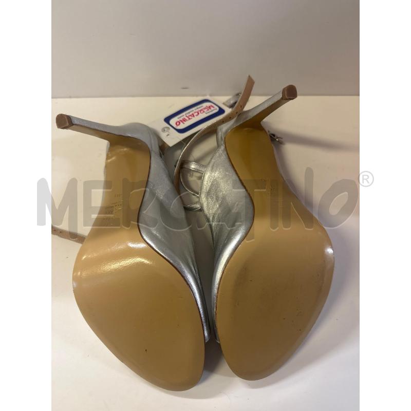 SANDALI DONNA # TEMY PELLE ARGENTATI N.40 NUOVI | Mercatino dell'Usato Vinci - fraz. sovigliana 3