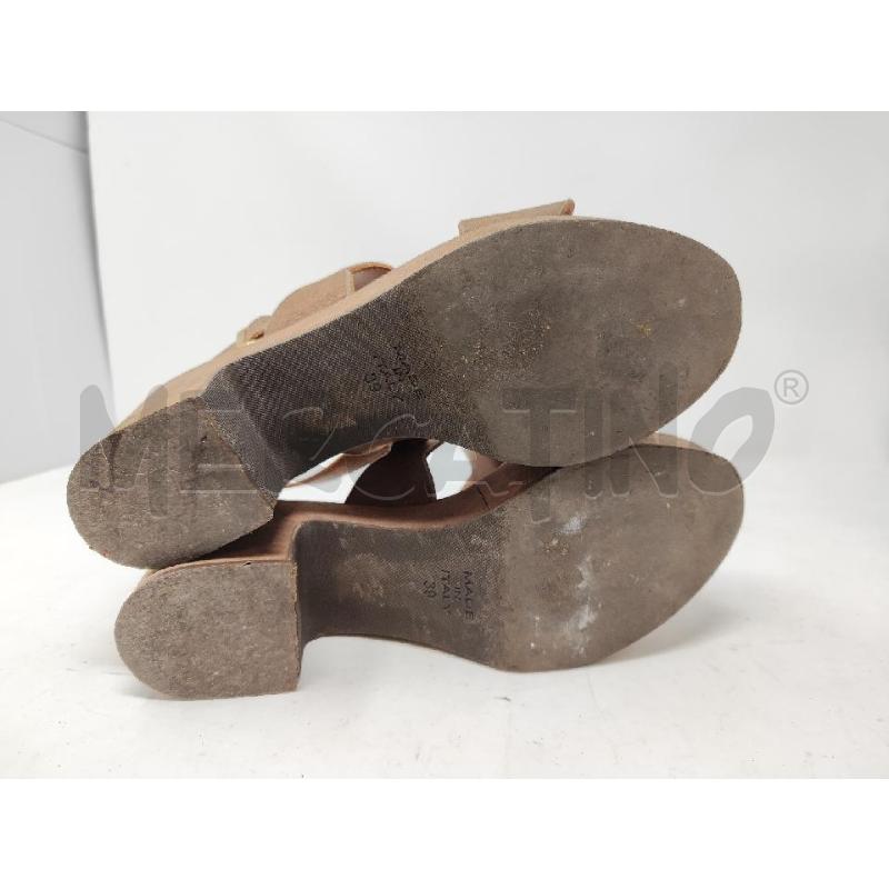 SANDALI DONNA # TEMY SCAMOSCIATI BEIGE N.39 | Mercatino dell'Usato Vinci - fraz. sovigliana 4