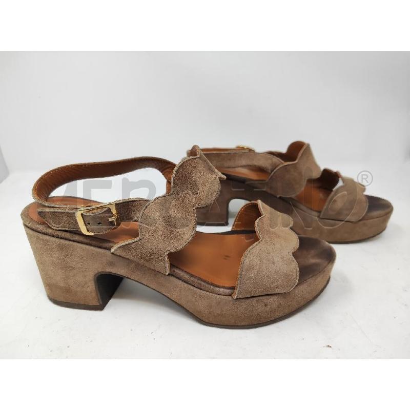 SANDALI DONNA # TEMY SCAMOSCIATI BEIGE N.39 | Mercatino dell'Usato Vinci - fraz. sovigliana 5