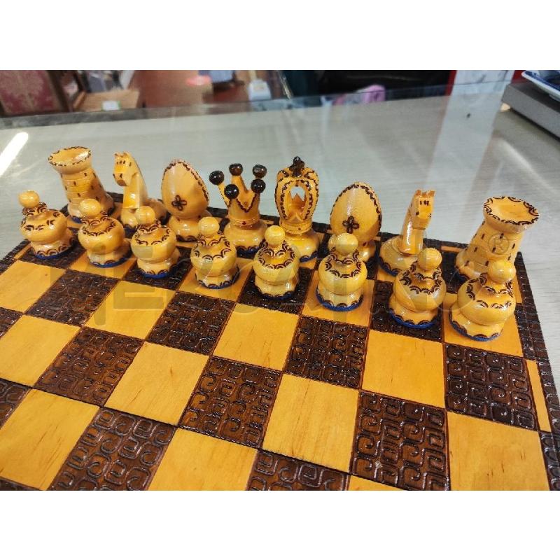SCACCHIERA LEGNO ETNICA  | Mercatino dell'Usato Vinci - fraz. sovigliana 2