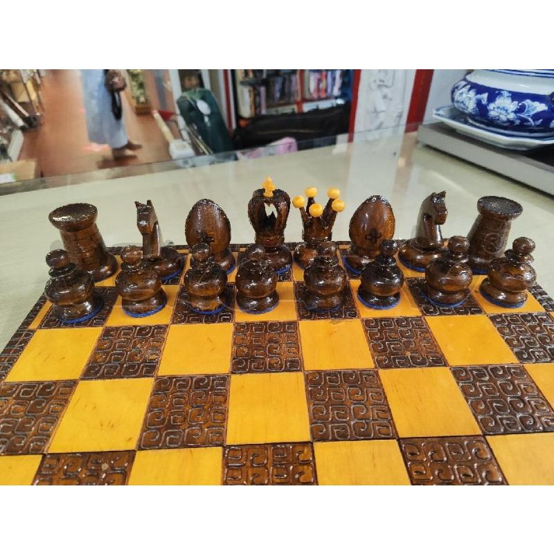 SCACCHIERA LEGNO ETNICA  | Mercatino dell'Usato Vinci - fraz. sovigliana 3