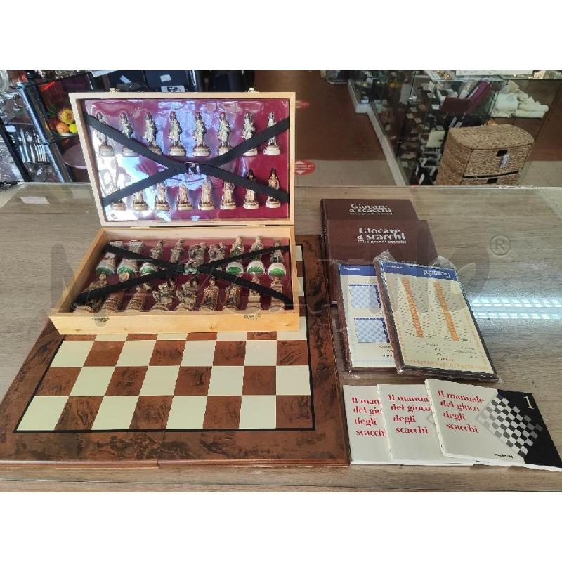 SCACCHI E PEDONI DEA DE AGOSTINI NIGRI + MANUALI + ACCESSORI | Mercatino dell'Usato Vinci - fraz. sovigliana 1