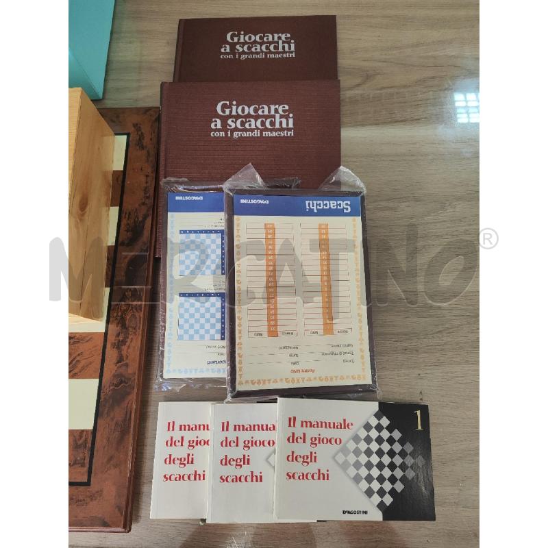 SCACCHI E PEDONI DEA DE AGOSTINI NIGRI + MANUALI + ACCESSORI | Mercatino dell'Usato Vinci - fraz. sovigliana 4