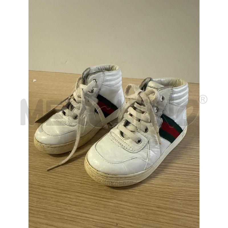 SCARPE BIMBI GUCCI 271265 BIAANCHE ALTE N.24 | Mercatino dell'Usato Vinci - fraz. sovigliana 1