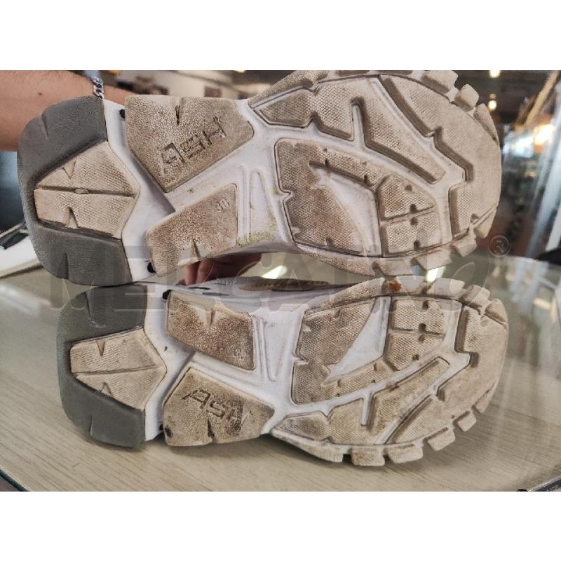 SCARPE DONNA ASH BIANCA GRIGIA N.38 | Mercatino dell'Usato Vinci - fraz. sovigliana 4