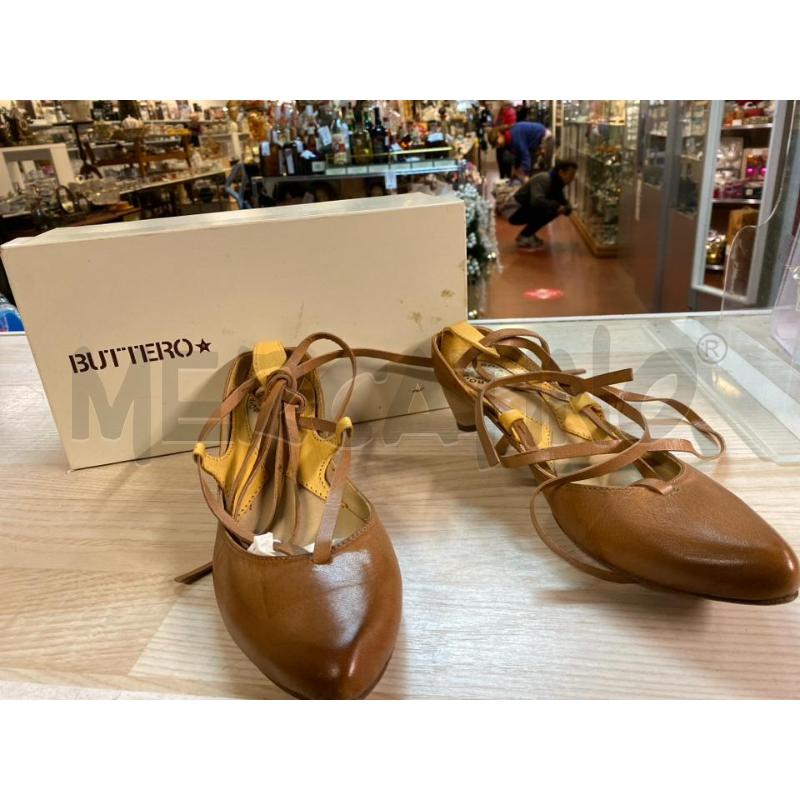 SCARPE DONNA BUTTERO PELLE BEIGE N..38 NUOVO | Mercatino dell'Usato Vinci - fraz. sovigliana 1