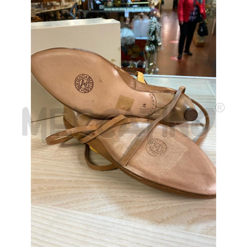 SCARPE DONNA BUTTERO PELLE BEIGE N..38 NUOVO | Mercatino dell'Usato Vinci - fraz. sovigliana 4