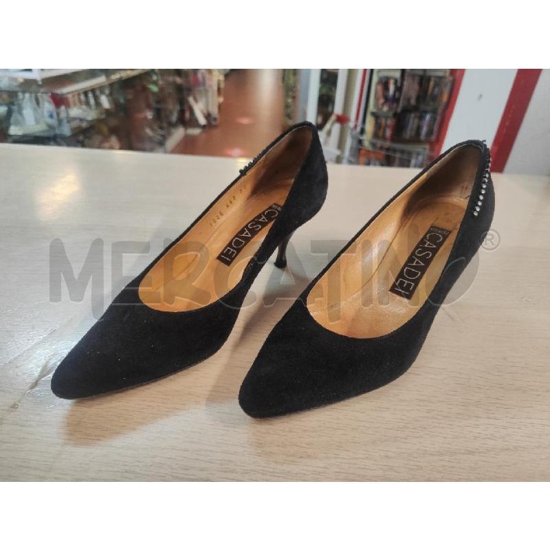 SCARPE DONNA CASADEI SCAMOSCIATE NERE N.6 | Mercatino dell'Usato Vinci - fraz. sovigliana 1
