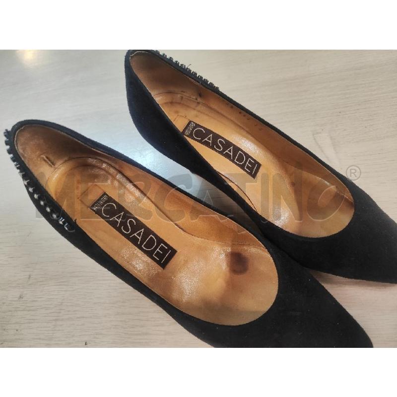 SCARPE DONNA CASADEI SCAMOSCIATE NERE N.6 | Mercatino dell'Usato Vinci - fraz. sovigliana 4