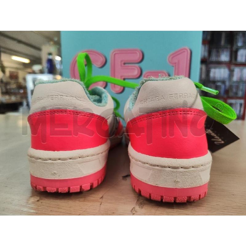 SCARPE DONNA CHIARA FERRAGNI BIANCHE ROSA N.36 | Mercatino dell'Usato Vinci - fraz. sovigliana 5