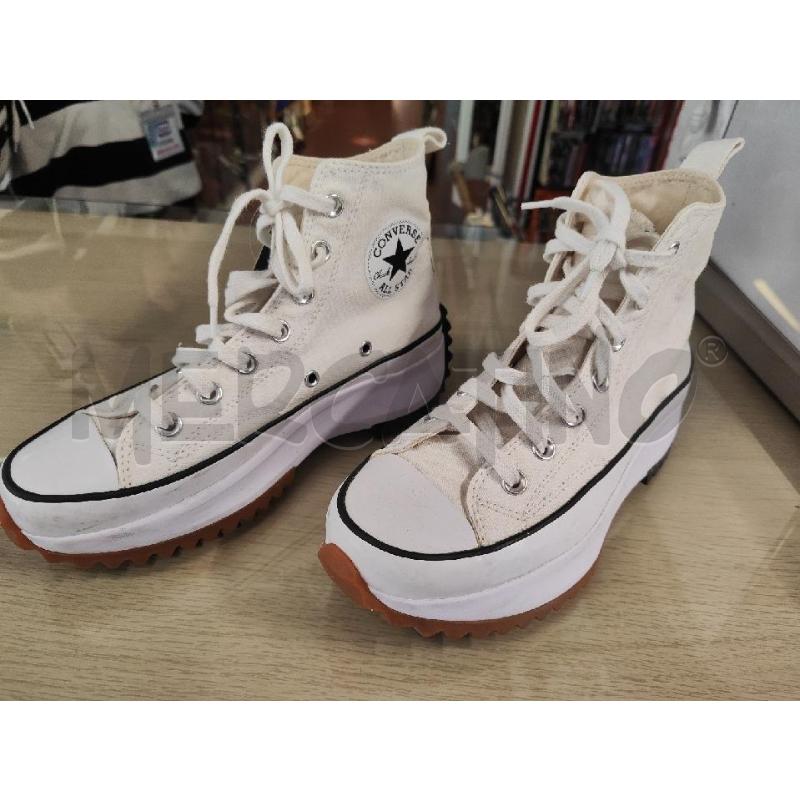 SCARPE DONNA CONVERSE BIANCHE ALTE N.38 | Mercatino dell'Usato Vinci - fraz. sovigliana 1