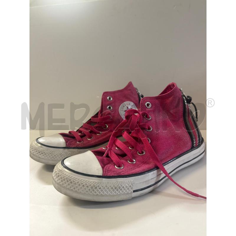 SCARPE DONNA CONVERSE ROSA ALTE ZIP TALLONE N.37.5 | Mercatino dell'Usato Vinci - fraz. sovigliana 1