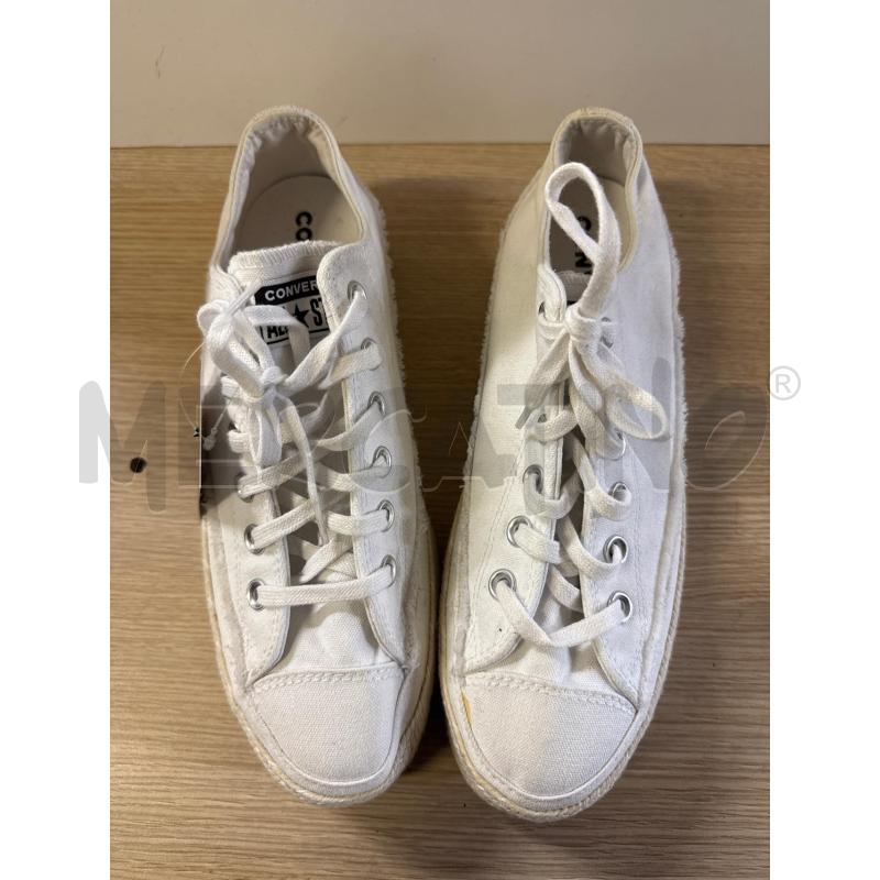 SCARPE DONNA CONVERSE TESSUTO BIANCHE N.7 | Mercatino dell'Usato Vinci - fraz. sovigliana 2