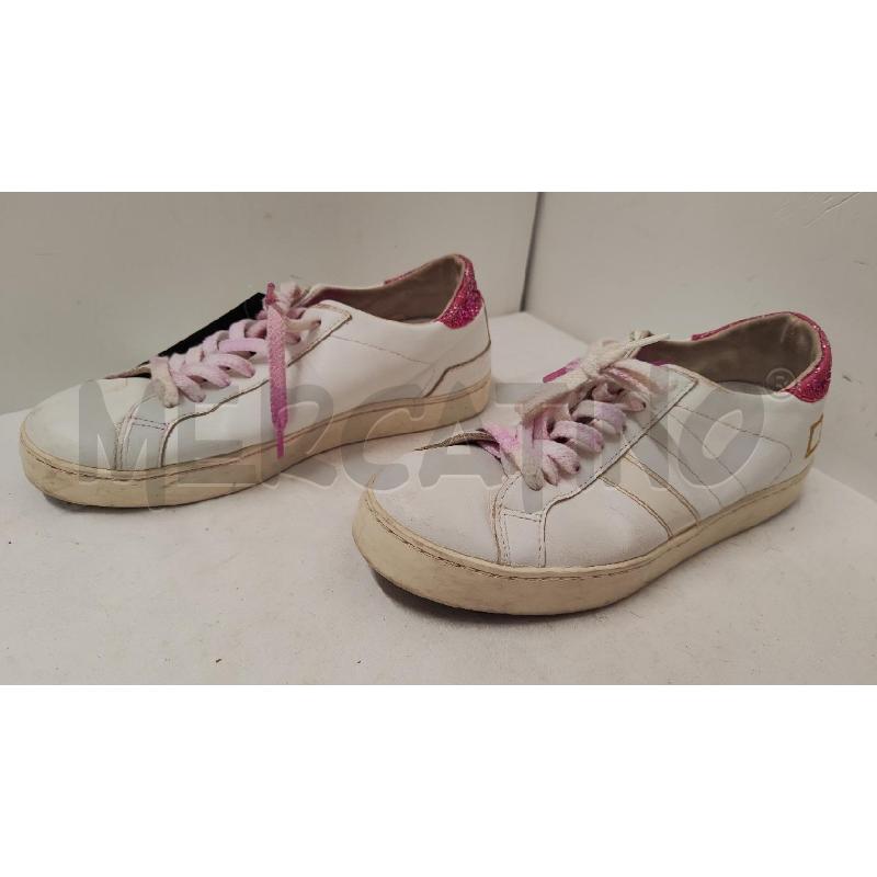 SCARPE DONNA DATE BIANCHE TALLONE GLITTER ROSA N.36 | Mercatino dell'Usato Vinci - fraz. sovigliana 1