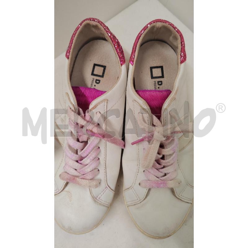 SCARPE DONNA DATE BIANCHE TALLONE GLITTER ROSA N.36 | Mercatino dell'Usato Vinci - fraz. sovigliana 2