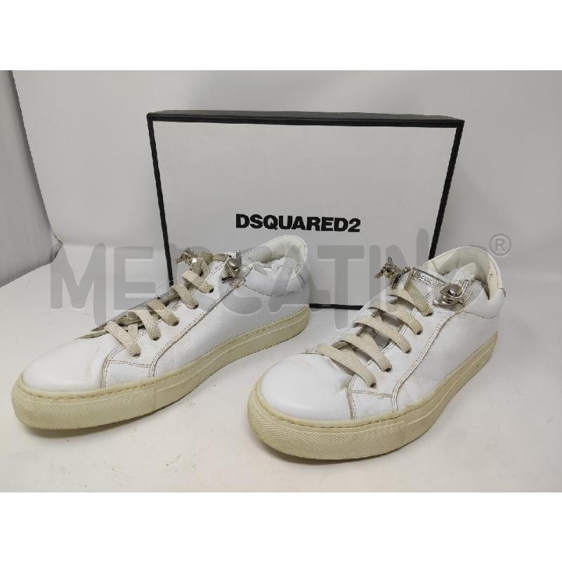 SCARPE DONNA DSQUARED2 BIANCHE N.35.5 | Mercatino dell'Usato Vinci - fraz. sovigliana 1
