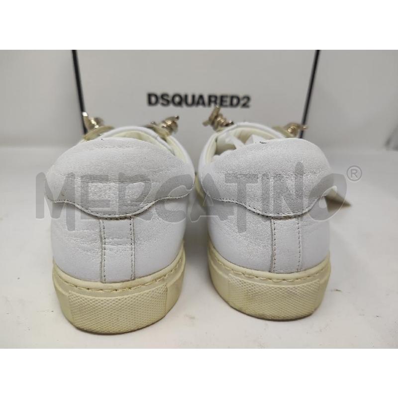 SCARPE DONNA DSQUARED2 BIANCHE N.35.5 | Mercatino dell'Usato Vinci - fraz. sovigliana 4